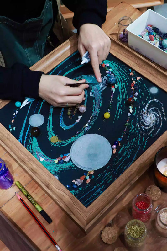 Colorful Universe | Galaxy | Retro Living Room Decoration | Space Series | Star Wars | DIY | Handmade Gift