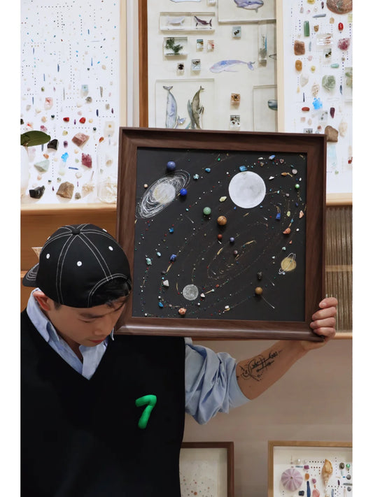 Universe Planet | Galaxy | Handmade | DIY | Creative Gifts | Specimen Decorative Paintings | Home Furnishings | Birthday Gifts