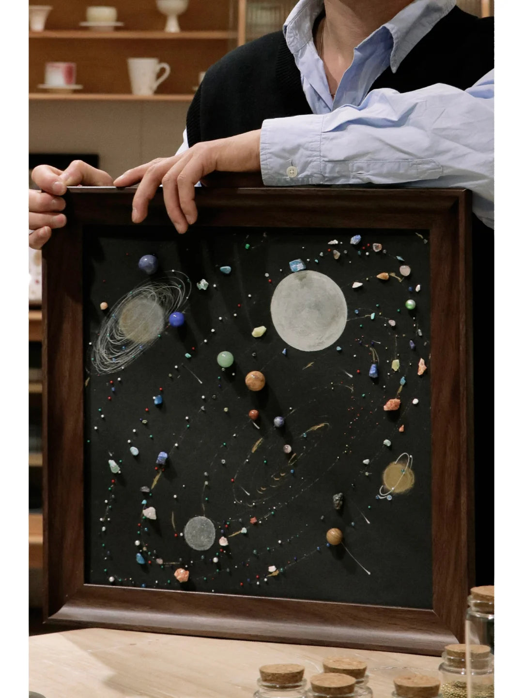 Universe Planet | Galaxy | Handmade | DIY | Creative Gifts | Specimen Decorative Paintings | Home Furnishings | Birthday Gifts