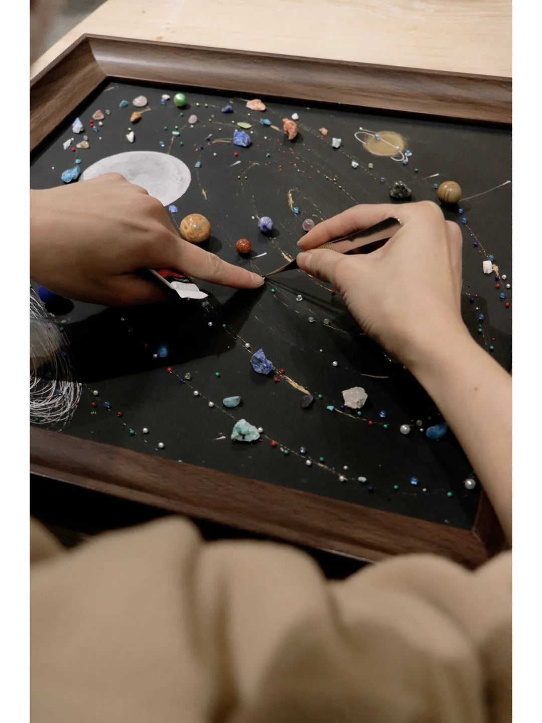Universe Planet | Galaxy | Handmade | DIY | Creative Gifts | Specimen Decorative Paintings | Home Furnishings | Birthday Gifts