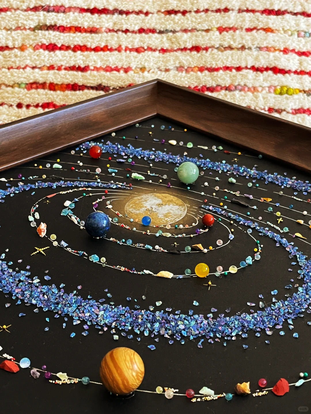 Blue Solar System | DIY Space Specimens | Gifts | Decorative Paintings | Eight Planets In The Solar System | Soft Furnishings | Home Paintings