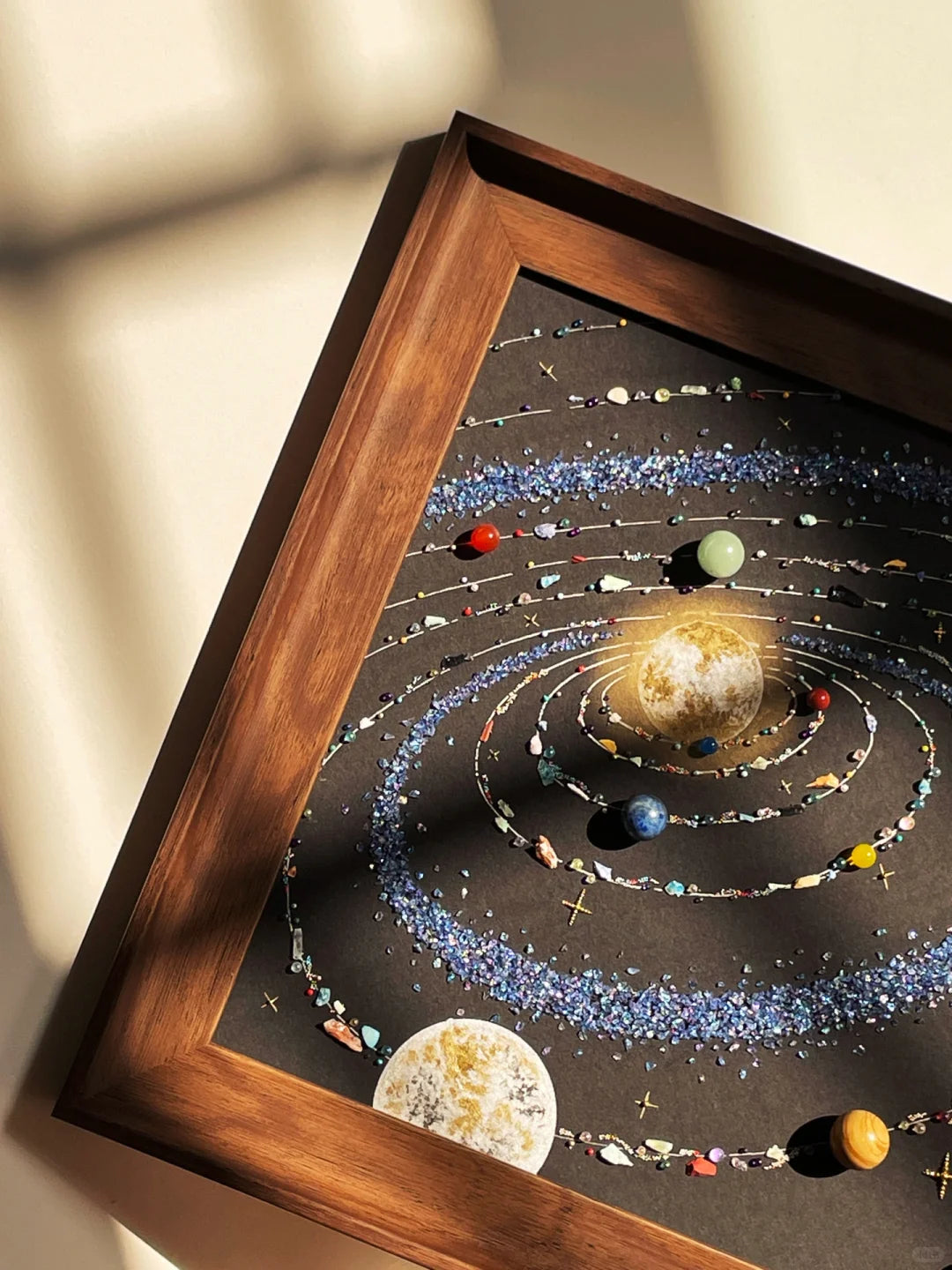 Blue Solar System | DIY Space Specimens | Gifts | Decorative Paintings | Eight Planets In The Solar System | Soft Furnishings | Home Paintings