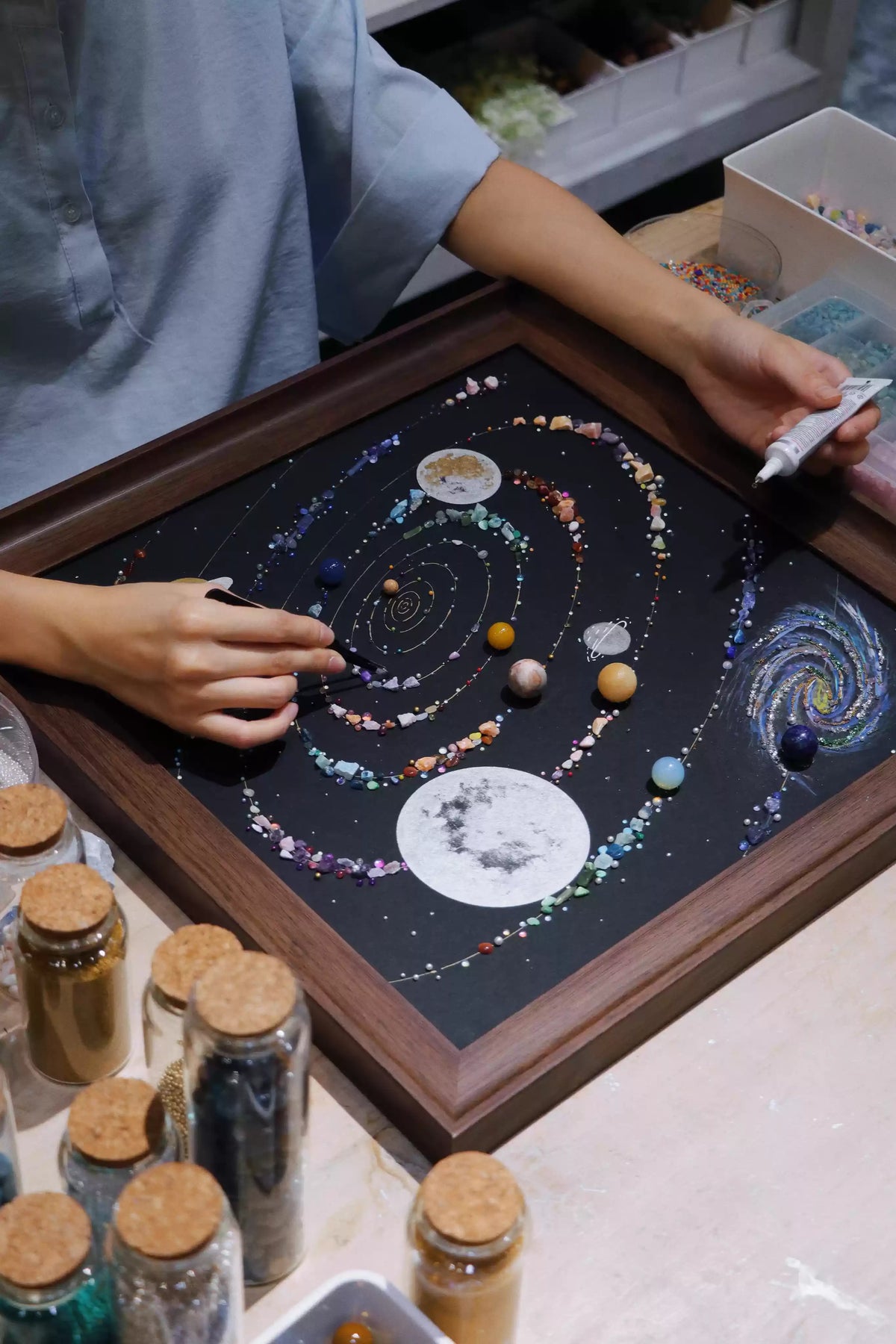 The Vortex Universe | Galaxy | DIY | Crafts Of The Universe And Planets | Decorative Painting Frames | Niche Gift Paintings | Soft Furnishings