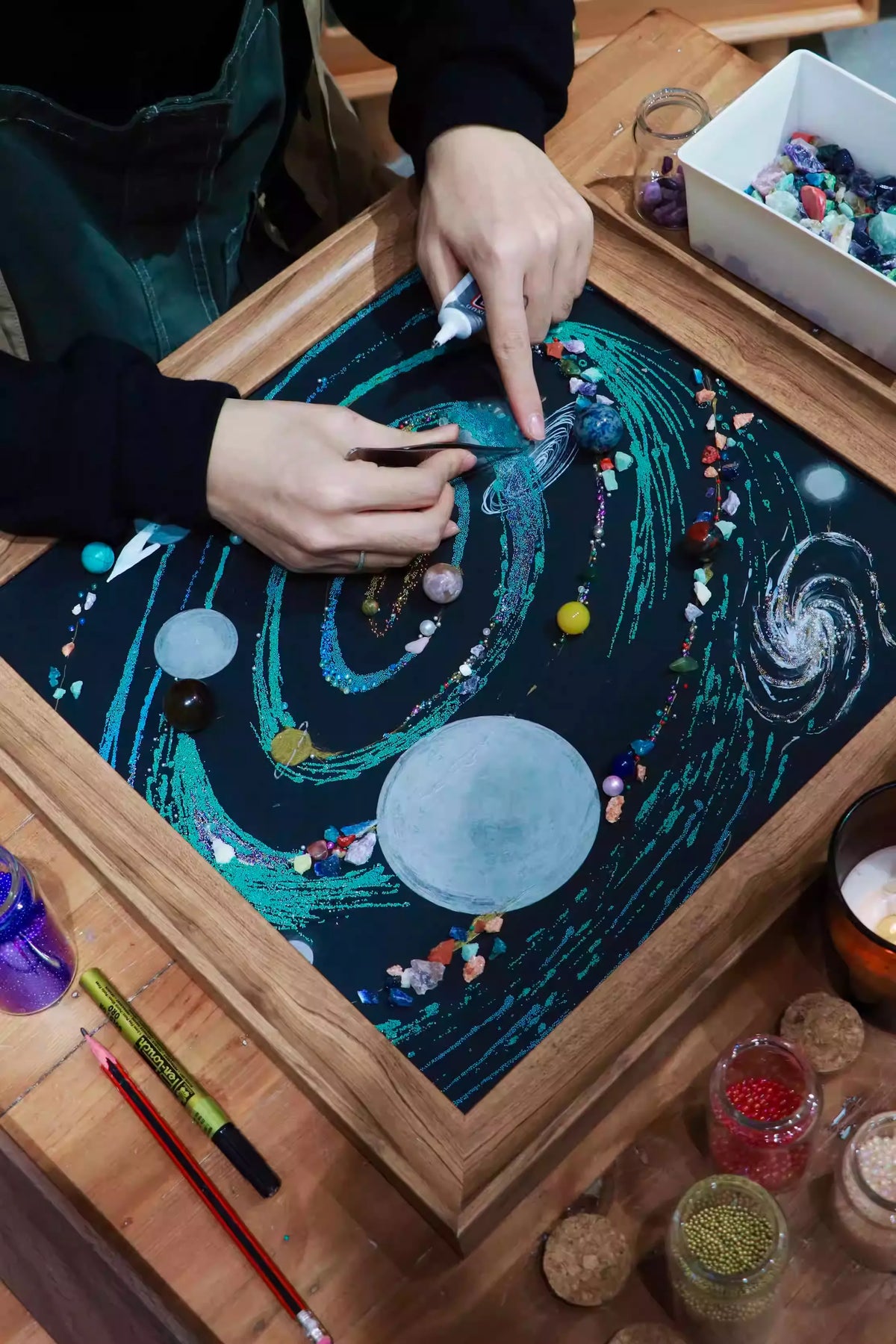 Colorful Universe | Galaxy | Retro Living Room Decoration | Space Series | Star Wars | DIY | Handmade Gift