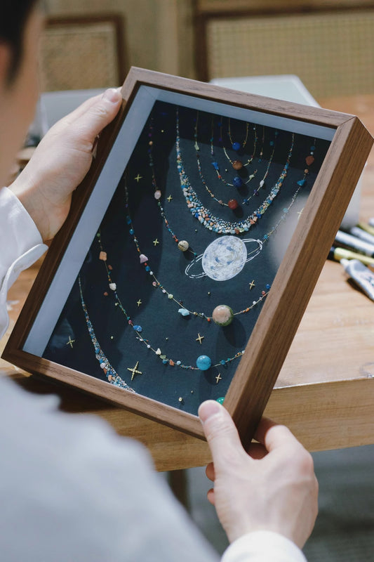 Interstellar Universe | Galaxy | DIY | Specimen Decorative Painting | Original Gift | Desktop Decoration | Soft Furnishing | Parent-child
