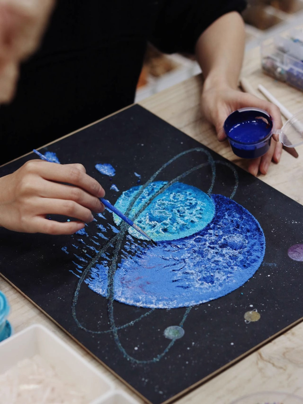 Neptune | Solar System | Universe | Decorative Paintings | Gifts | Hanging Paintings | Home Furnishings | Glass Covers for Dust Prevention