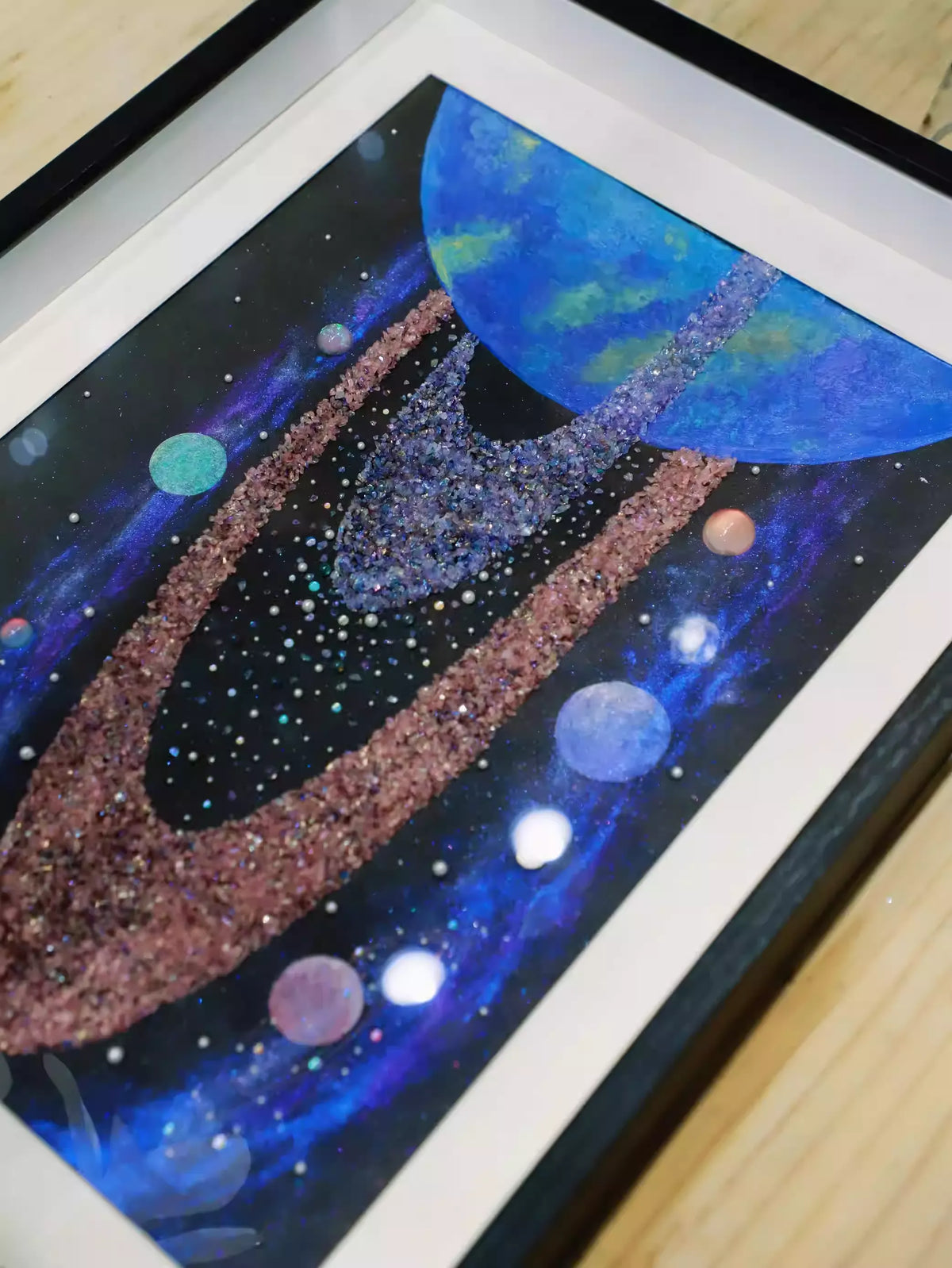 Earth | Solar System | Universe Specimen | DIY | Photo Frame | Decoration Painting | Eight Planets | Solar System | Home Painting | Planet Painting