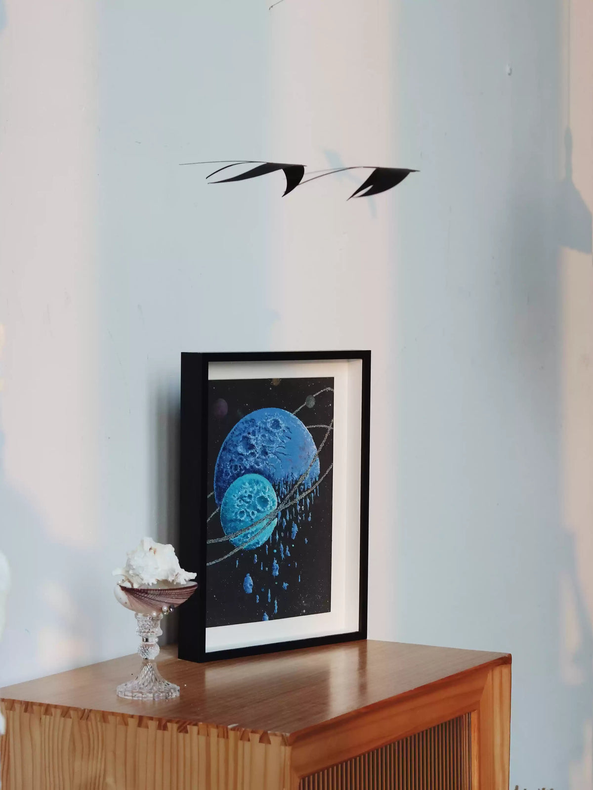 Neptune | Solar System | Universe | Decorative Paintings | Gifts | Hanging Paintings | Home Furnishings | Glass Covers for Dust Prevention