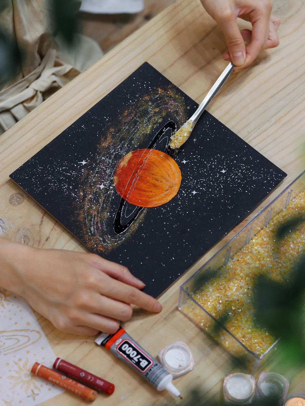 Mars | Solar System | Ore Texture | Home Decoration Painting | Birthday Gift | Recommendation | Handmade | DIY | Office Desktop Photo Frame