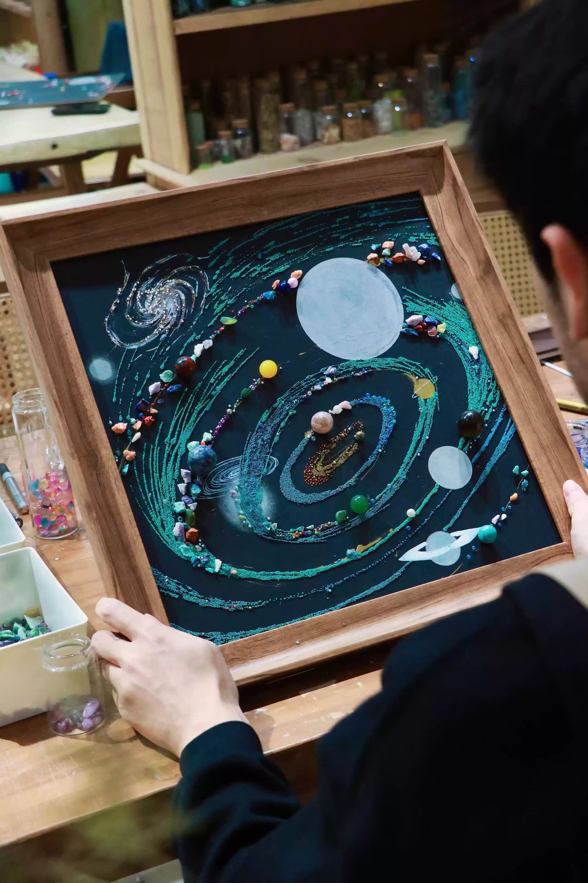 Colorful Universe | Galaxy | Retro Living Room Decoration | Space Series | Star Wars | DIY | Handmade Gift