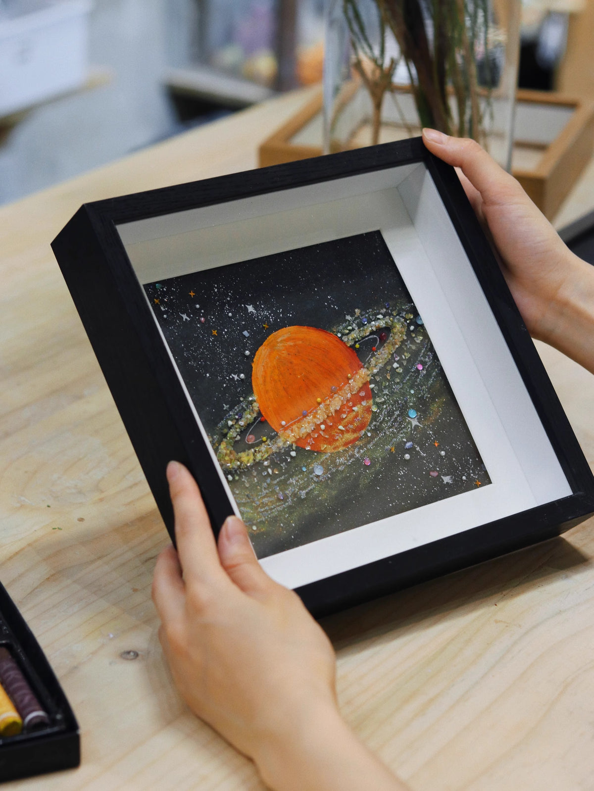 Mars | Solar System | Ore Texture | Home Decoration Painting | Birthday Gift | Recommendation | Handmade | DIY | Office Desktop Photo Frame