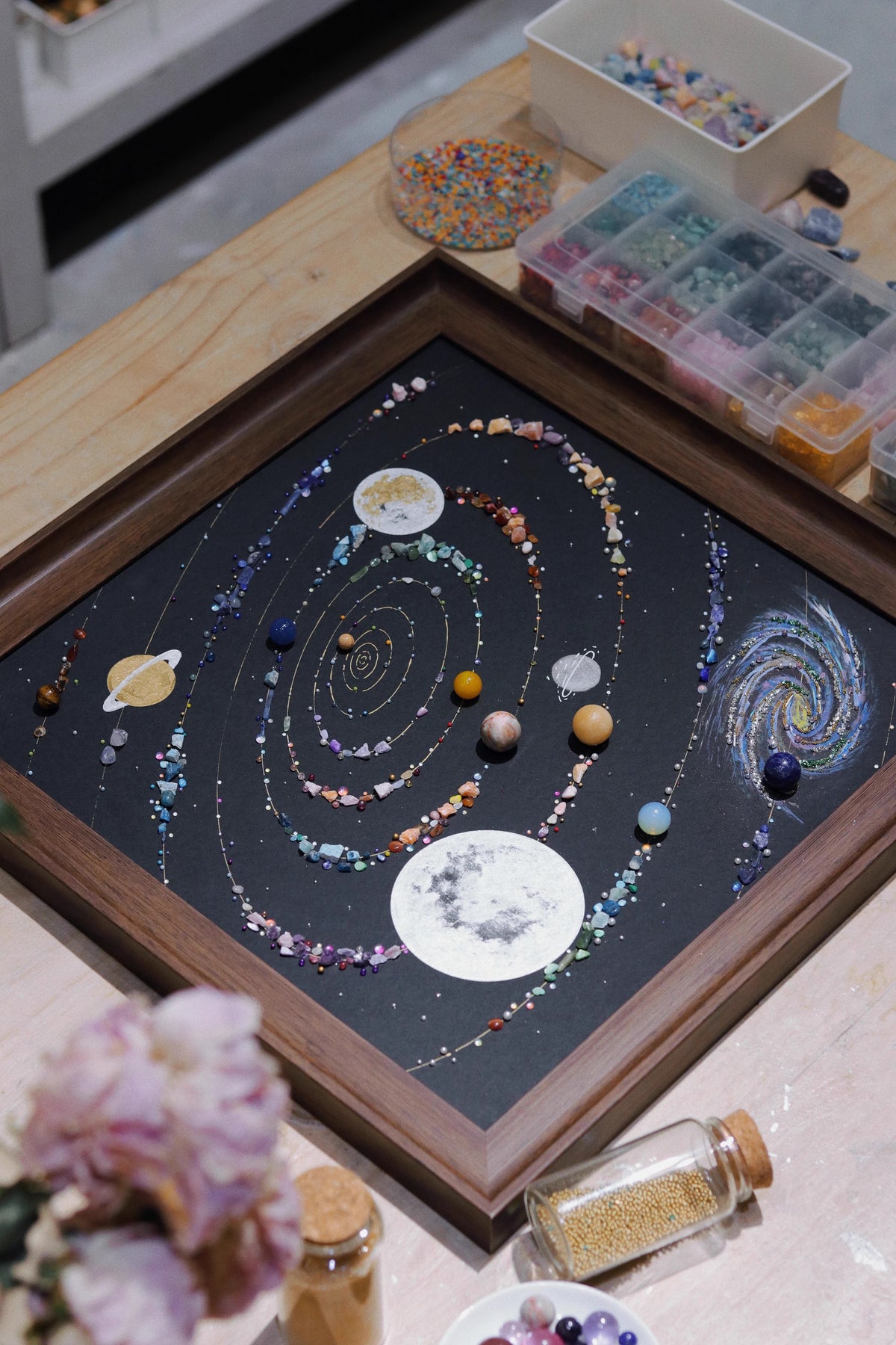 The Vortex Universe | Galaxy | DIY | Crafts Of The Universe And Planets | Decorative Painting Frames | Niche Gift Paintings | Soft Furnishings