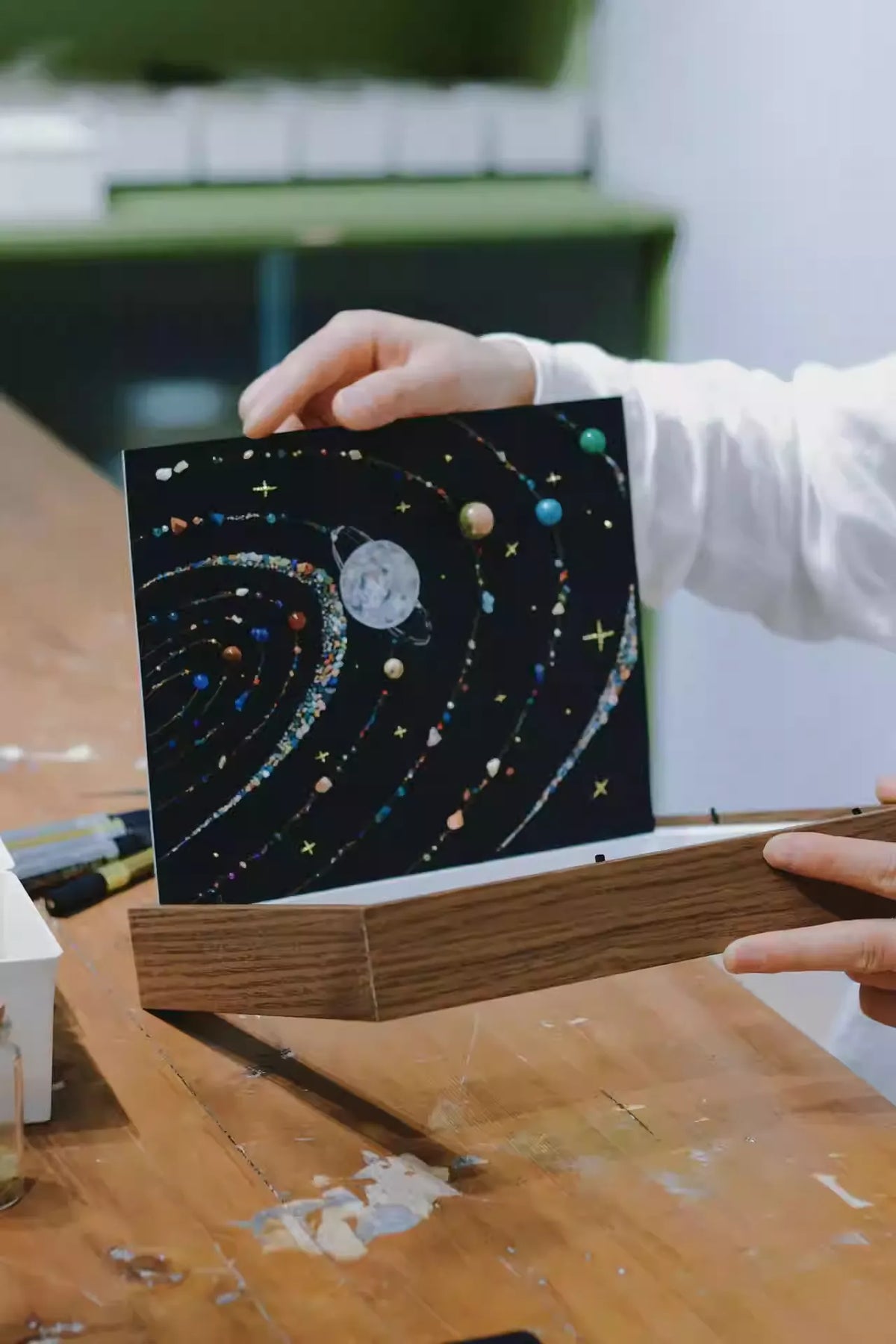 Interstellar Universe | Galaxy | DIY | Specimen Decorative Painting | Original Gift | Desktop Decoration | Soft Furnishing | Parent-child